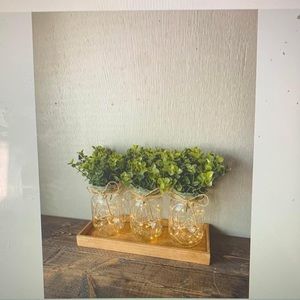 Custom center piece mason jars